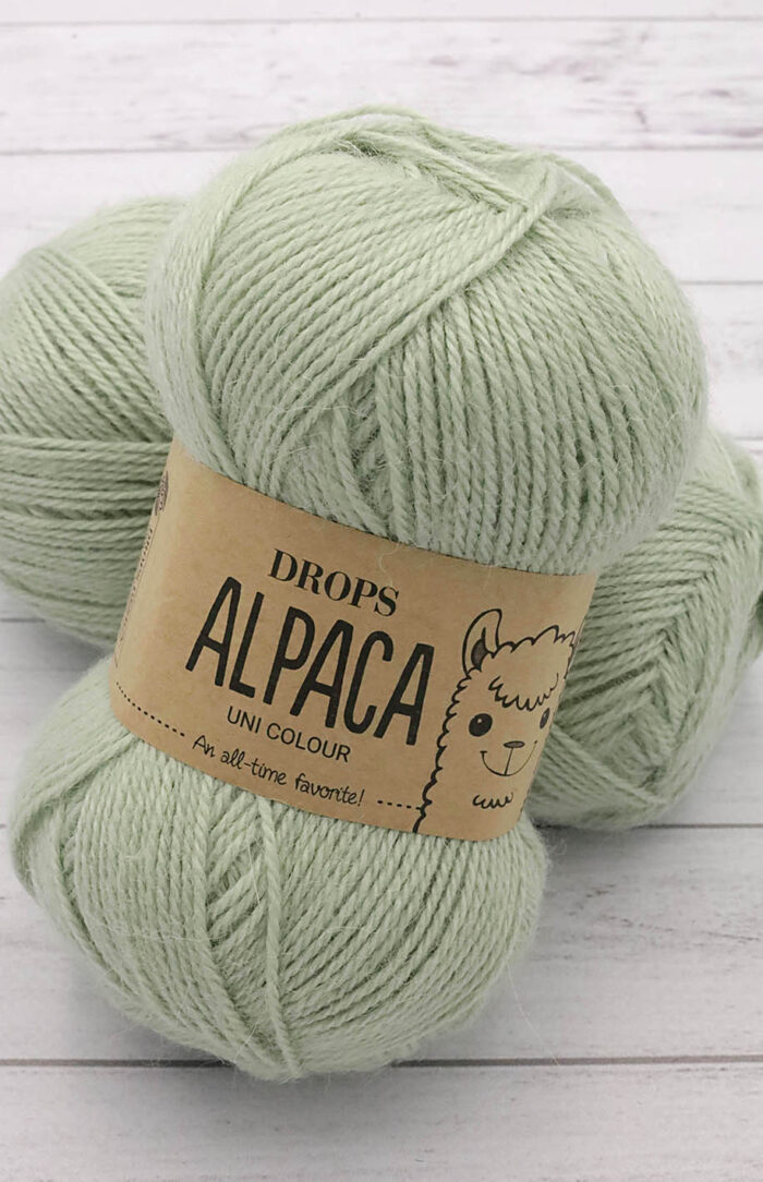 DROPS Alpaca (9030) lody pistacjowe
