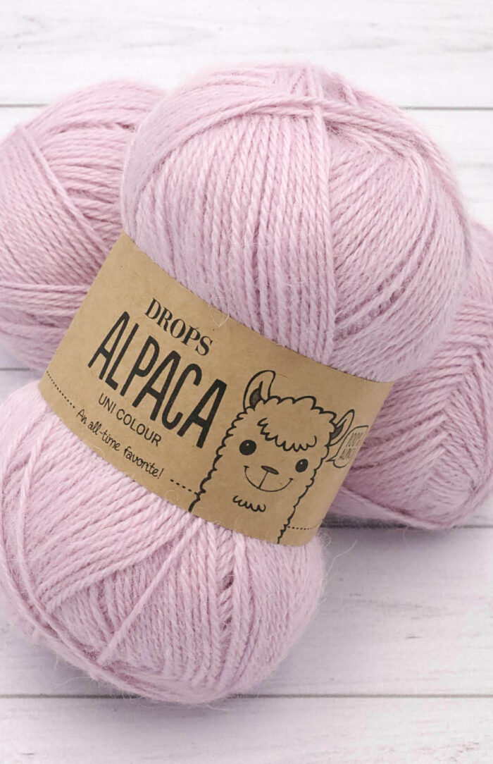DROPS Alpaca (3112) różowy z nutką beżu