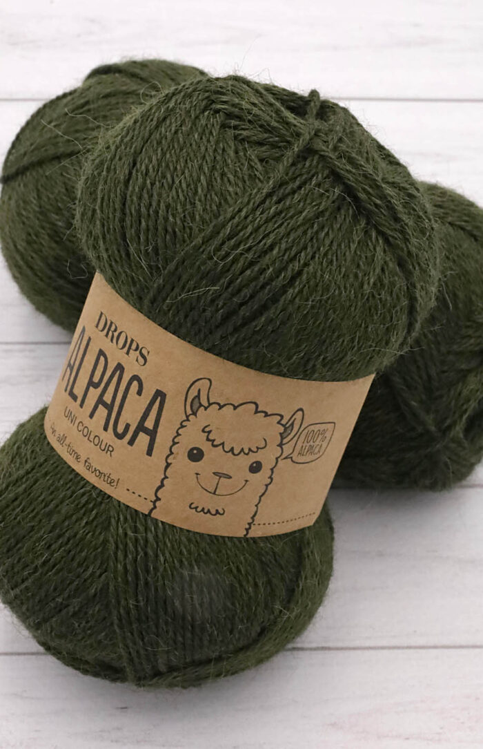 DROPS Alpaca (7895) ciemnozielony