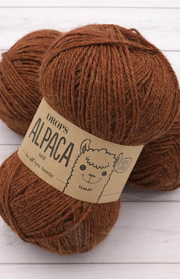 DROPS Alpaca (9025) mix orzechowy