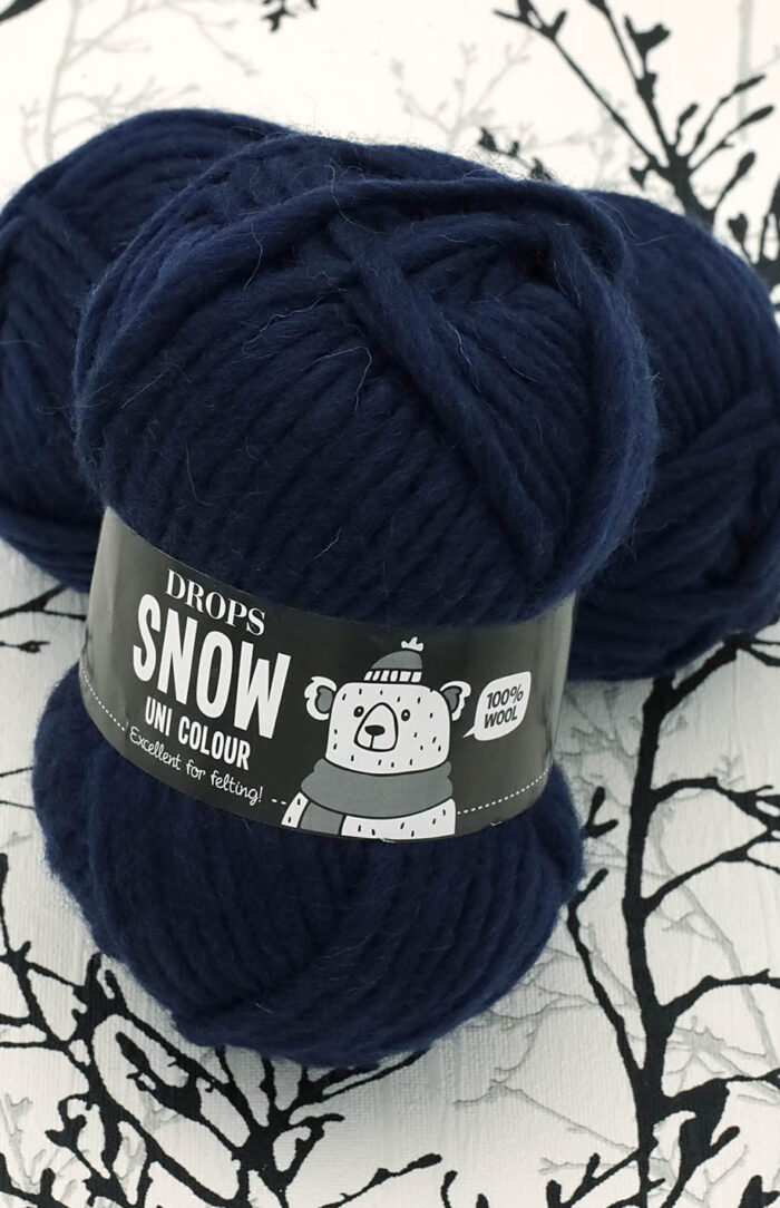 DROPS Snow (57) niebieski morski