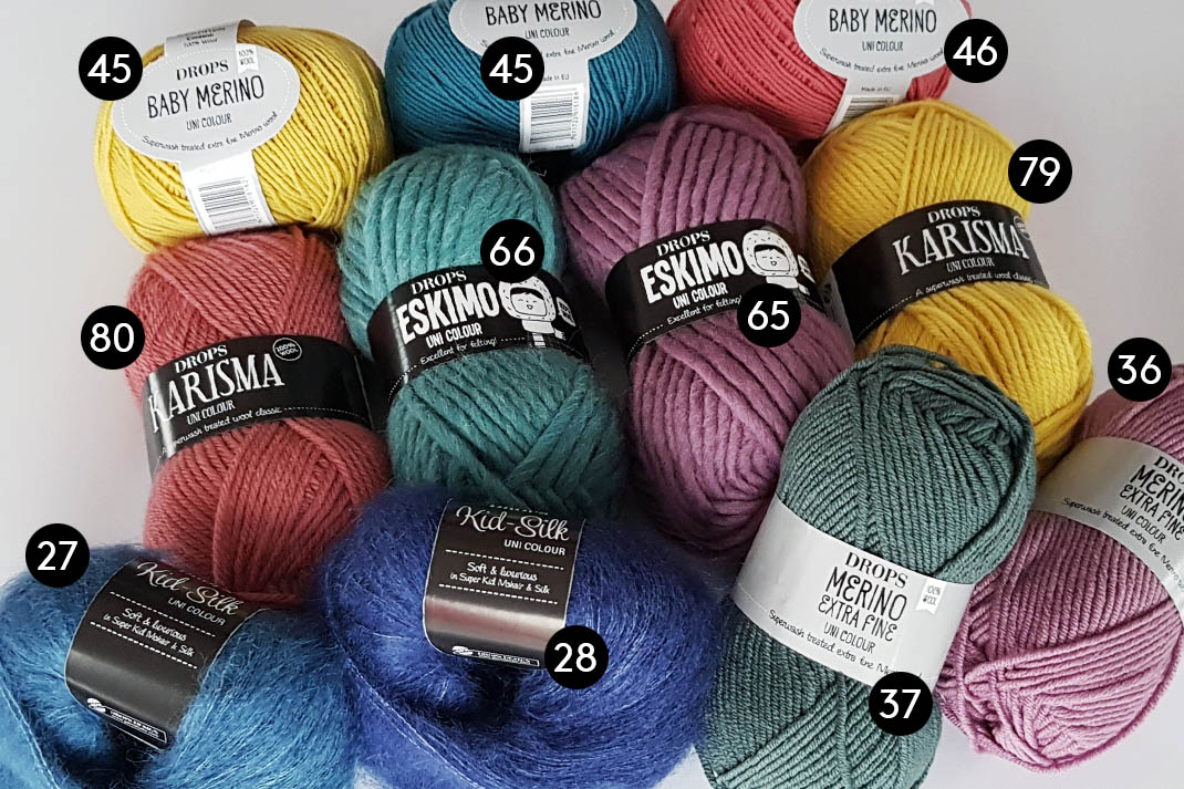 drops nowe kolory numerki