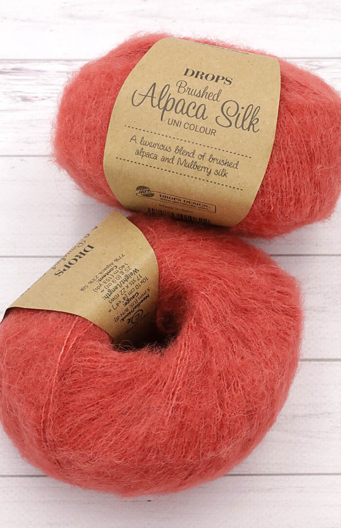 DROPS Brushed Alpaca Silk (06) koralowy
