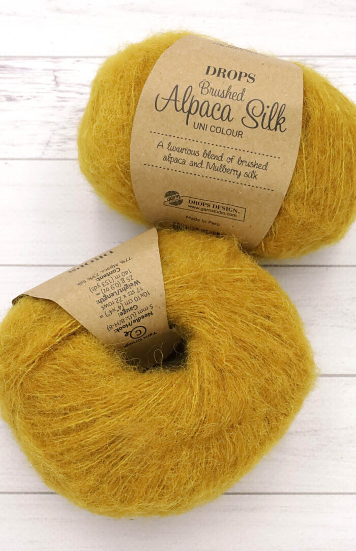 DROPS Brushed Alpaca Silk (19) curry