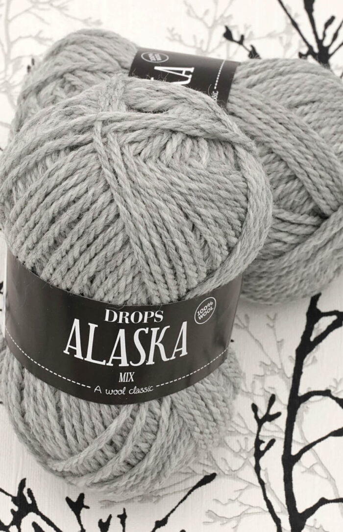 DROPS Alaska (03) mix jasny szary