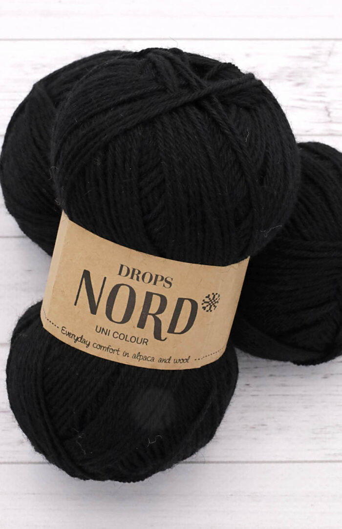 DROPS Nord (02) czarny