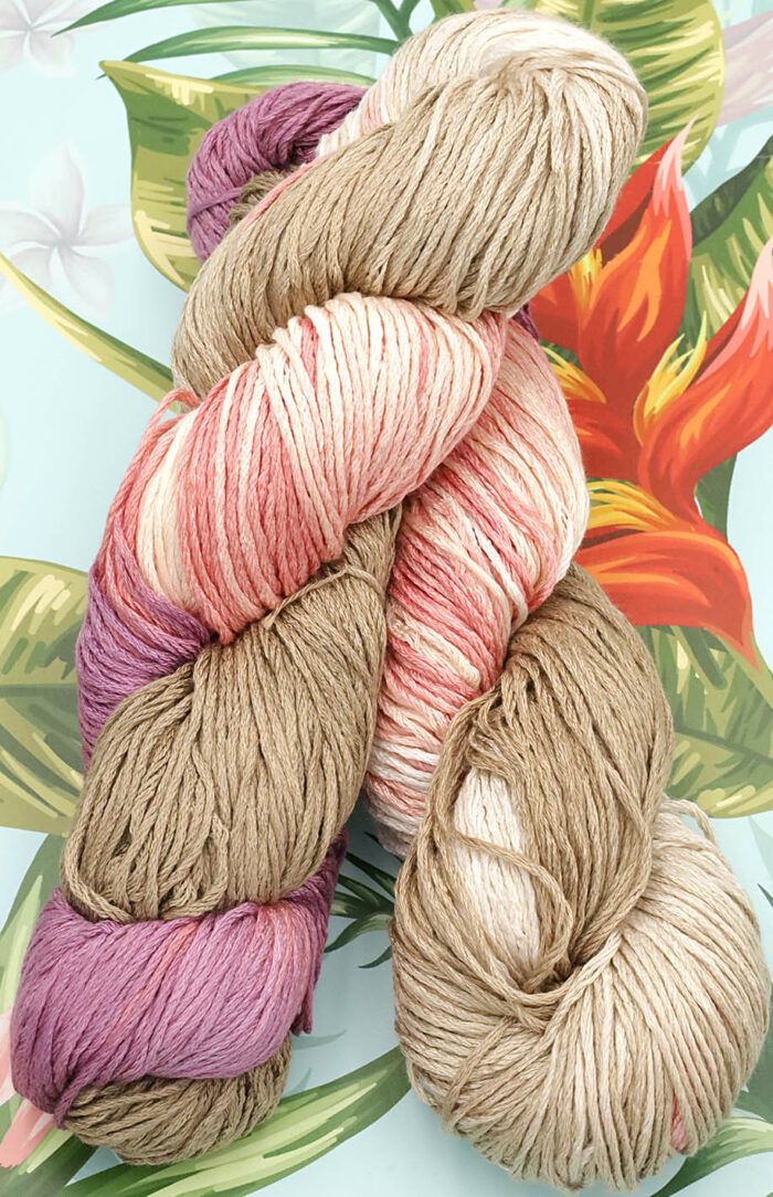 STENLI Bamboo (189) mix beżowo-różowy