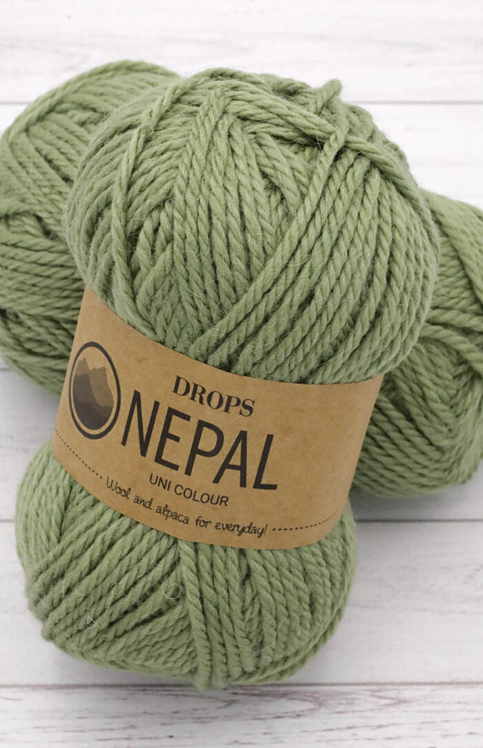 DROPS Nepal (8918) zielony mech