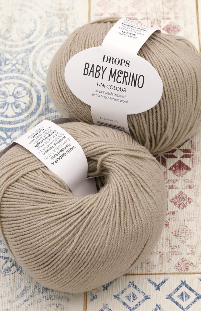 DROPS Baby Merino (64) jasny dąb