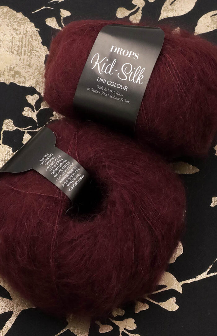 DROPS Kid-Silk (68) kasztanowy