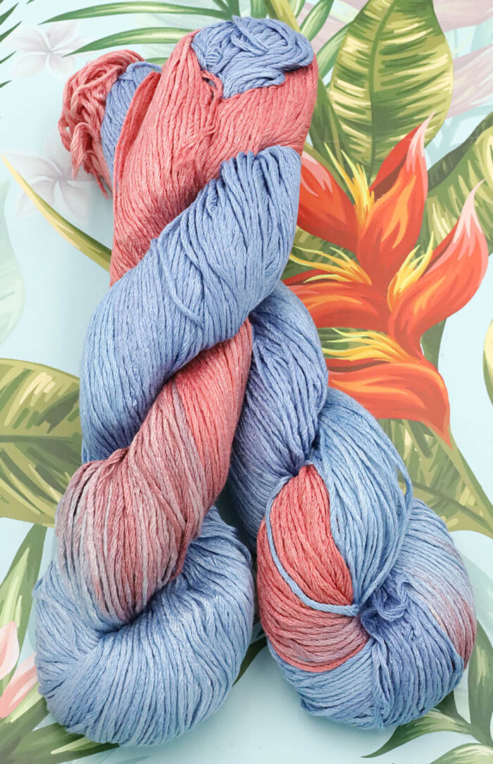 STENLI Bamboo (180) mix koralowo-błękitny
