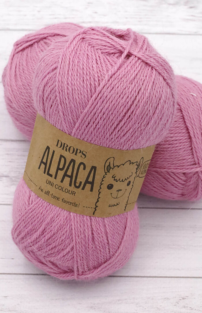DROPS Alpaca (9034) płatek róży