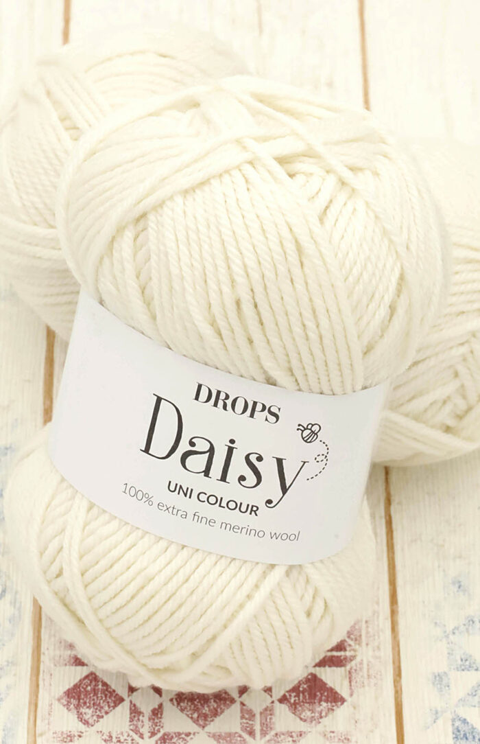 DROPS Daisy (01) ecru