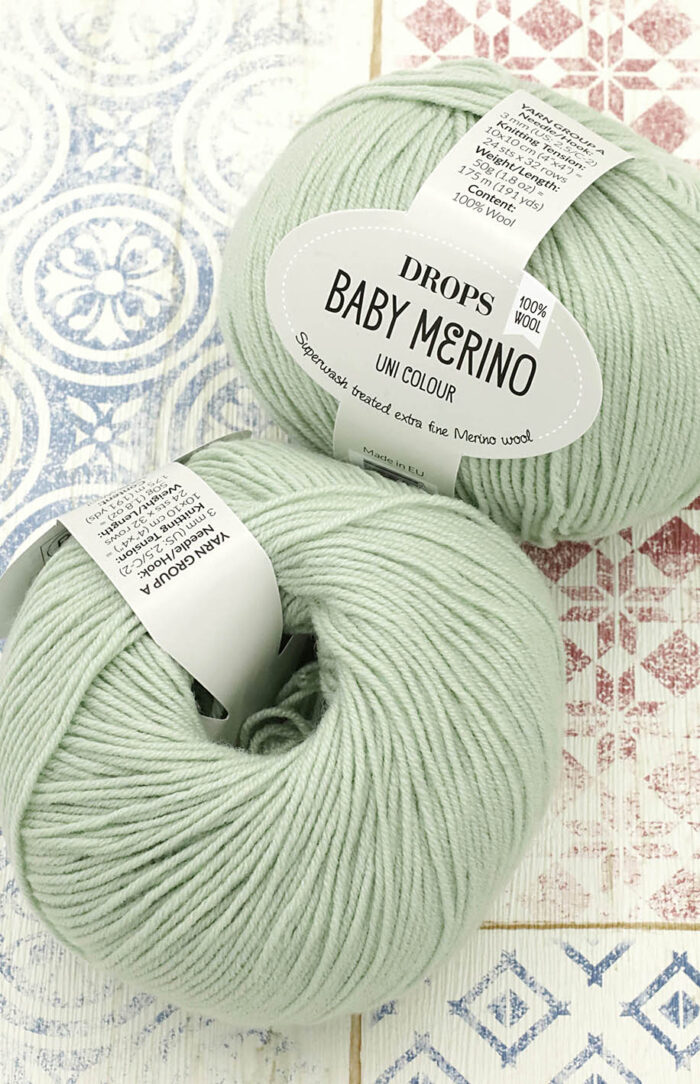 DROPS Baby Merino (58) lody pistacjowe