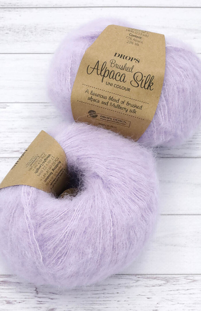 DROPS Brushed Alpaca Silk (34) słodka orchidea