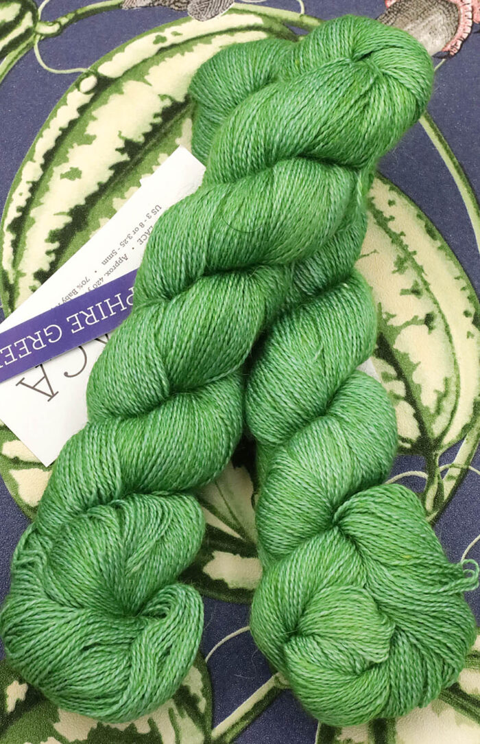 MALABRIGO Silkpaca (004) Sapphire Green