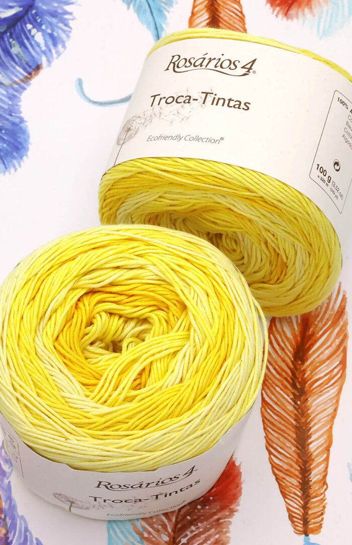 ROSÁRIOS 4 Troca-Tintas (05) żółty gradient