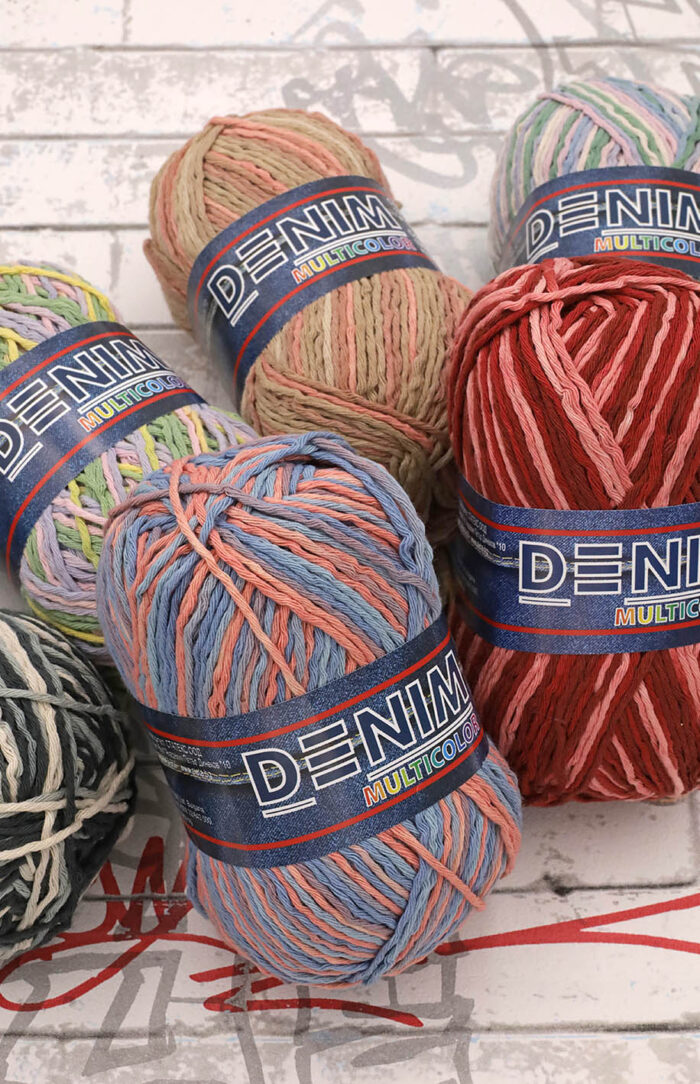 STENLI Denim Multicolor (184) zielenie - obrazek 2