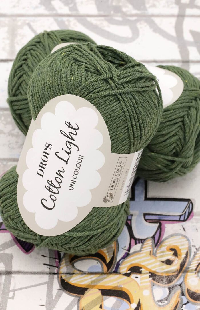 DROPS Cotton Light (50) ciemny bluszcz