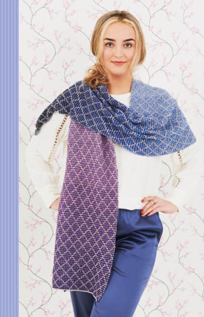 The After Party no.71 Lavender Trellis Wrap