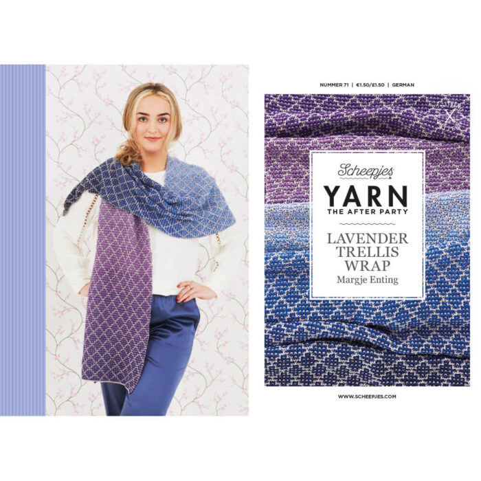 The After Party no.71 Lavender Trellis Wrap - obrazek 2