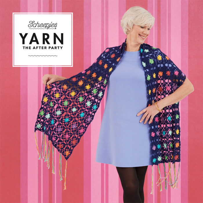The After Party no.73 Flowers Stream Shawl - obrazek 5