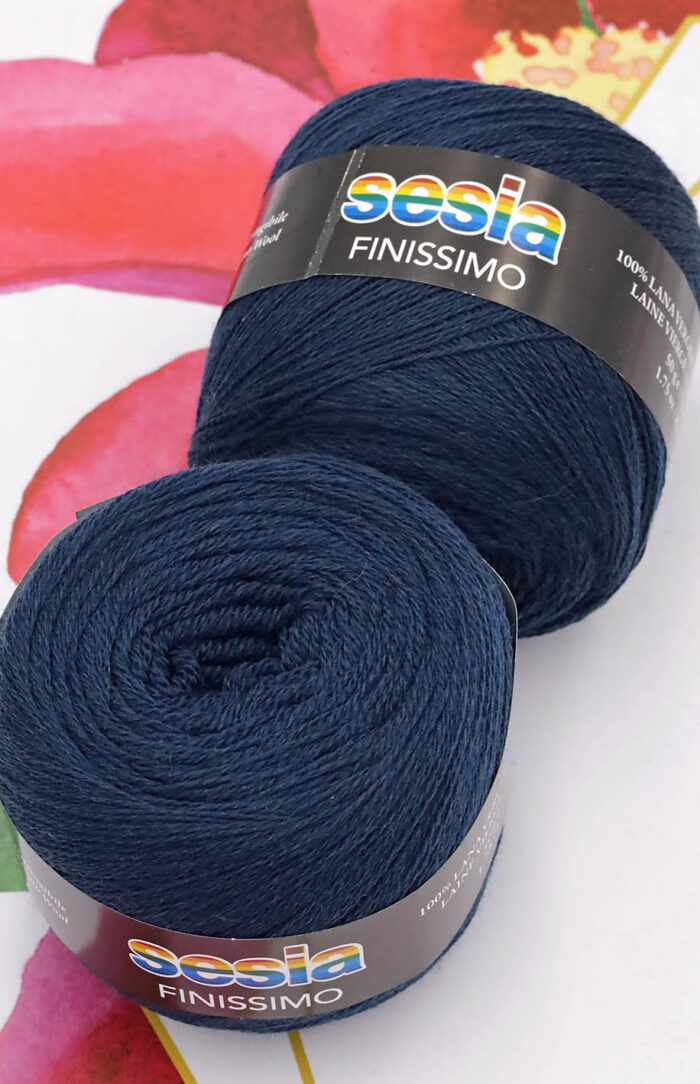SESIA Finissimo (0884) granatowy
