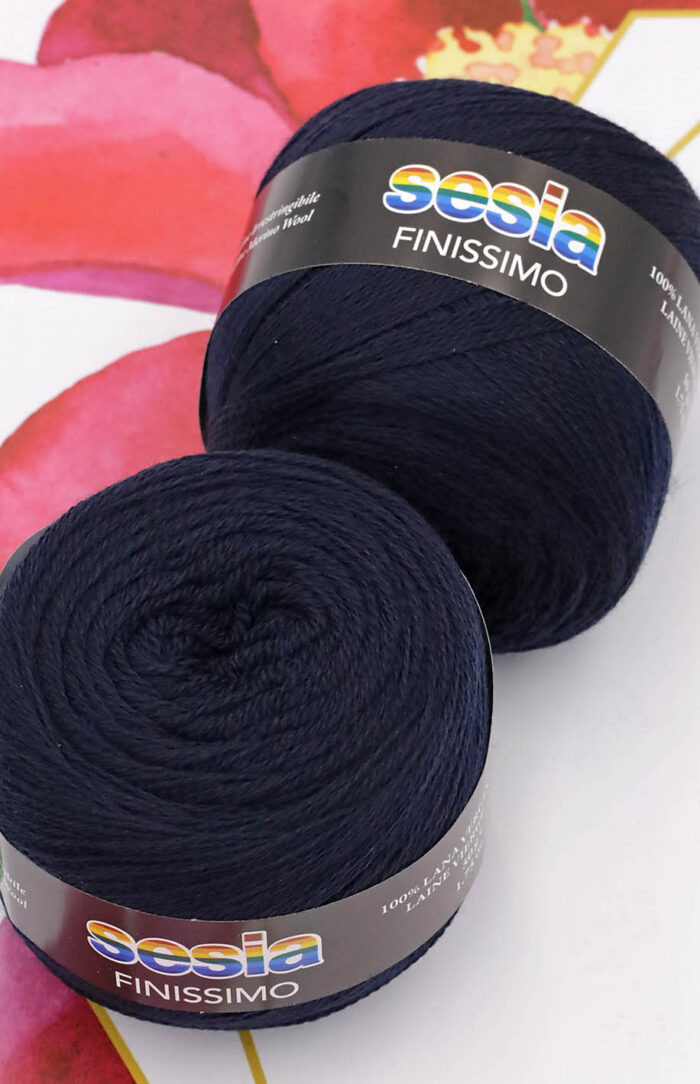 SESIA Finissimo (1265) ciemny granatowy