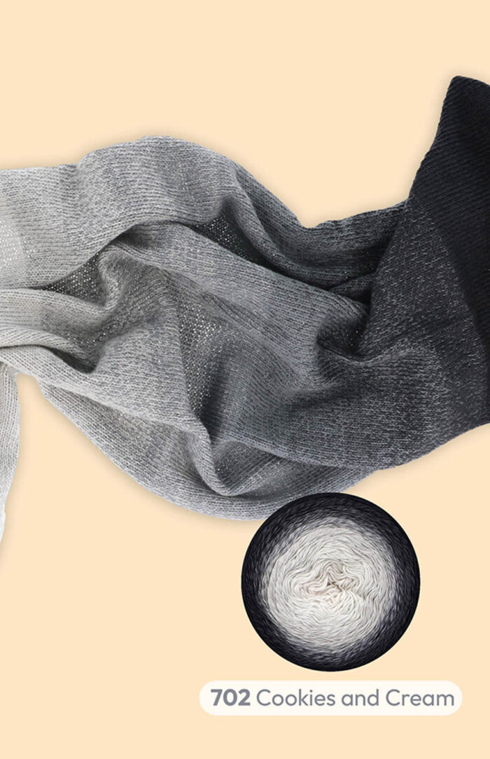 SCHEEPJES Cotton Whirl (702) Cookies and Cream - obrazek 3