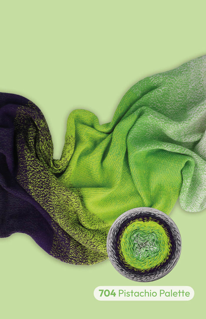 SCHEEPJES Cotton Whirl (704) Pistachio Palette - obrazek 3