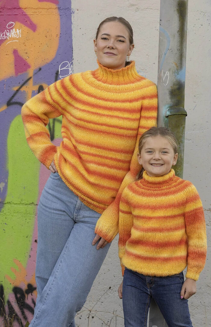VIKING Alpaca Bris Multi (342) pomarańczowy - obrazek 2