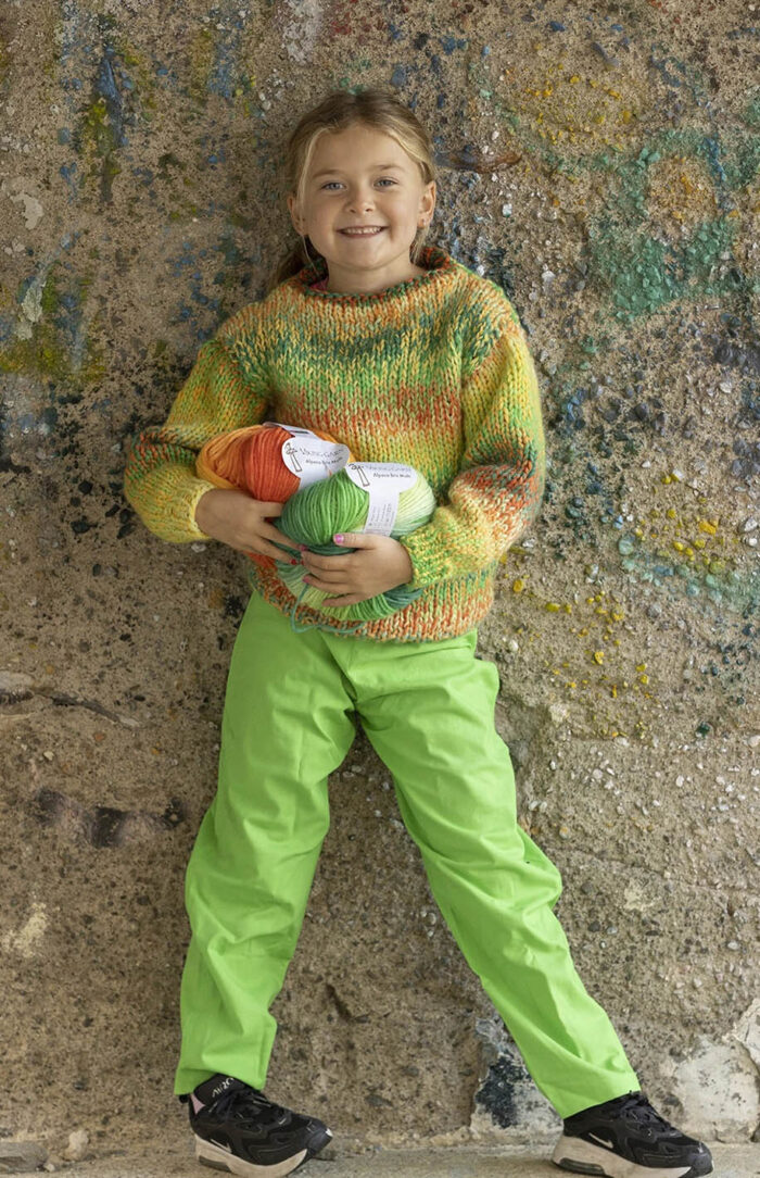 VIKING Alpaca Bris Multi (332) zielony - obrazek 4