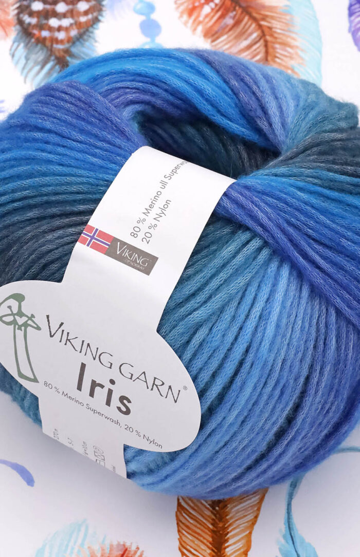 VIKING Iris (421) niebieski turkus