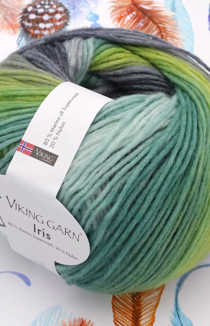 VIKING Iris (431) szary zielony