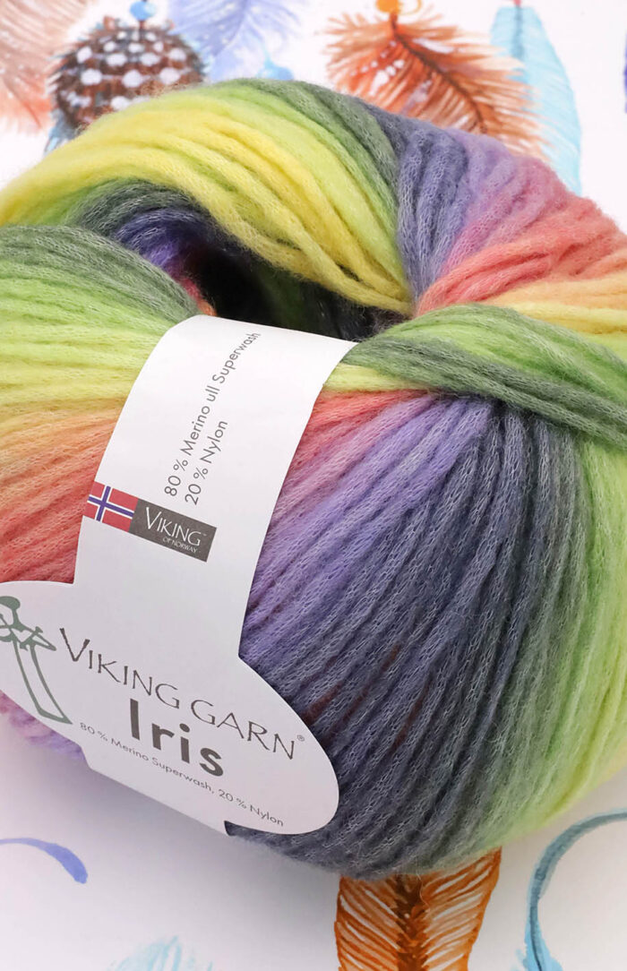 VIKING Iris (435) różowy zielony