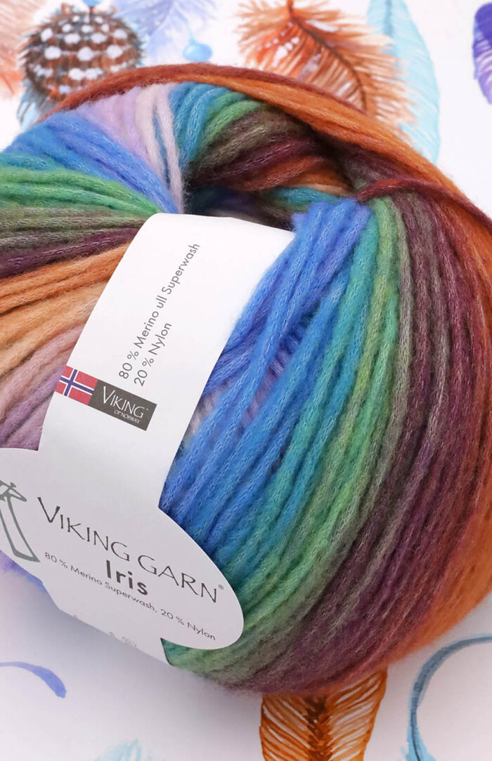 VIKING Iris (449) brązowy niebieski