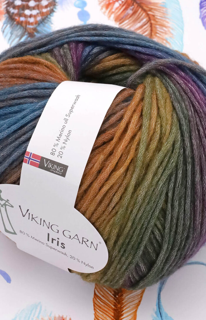 VIKING Iris (459) pomarańczowy brązowy