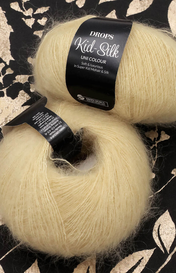 DROPS Kid-Silk (73) żółta mgiełka