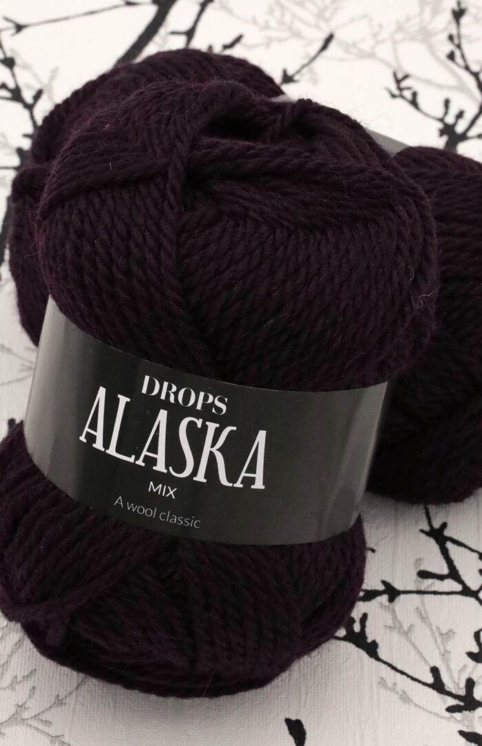 DROPS Alaska (78) mix ciemne winogrona